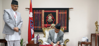 President Paudel authenticates budget for FY 2080-81