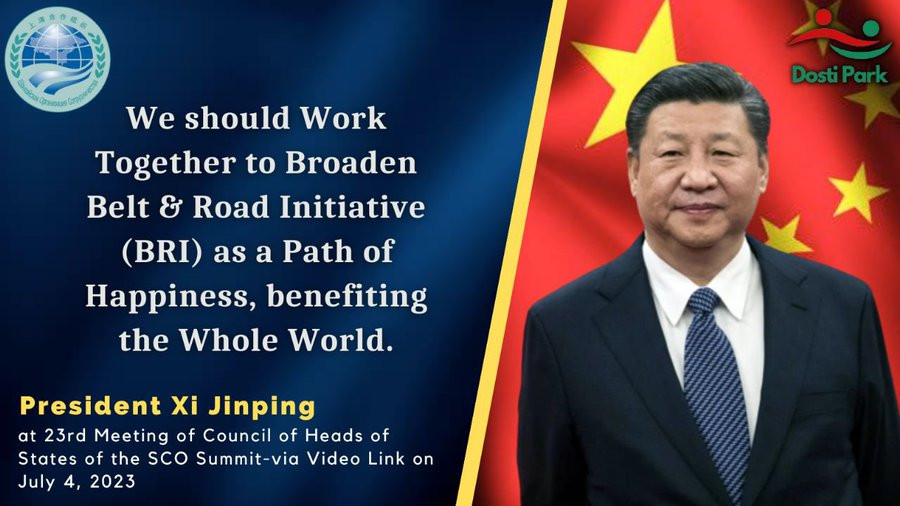 Work together to broaden Belt and Road as 'path of happiness' benefiting whole world