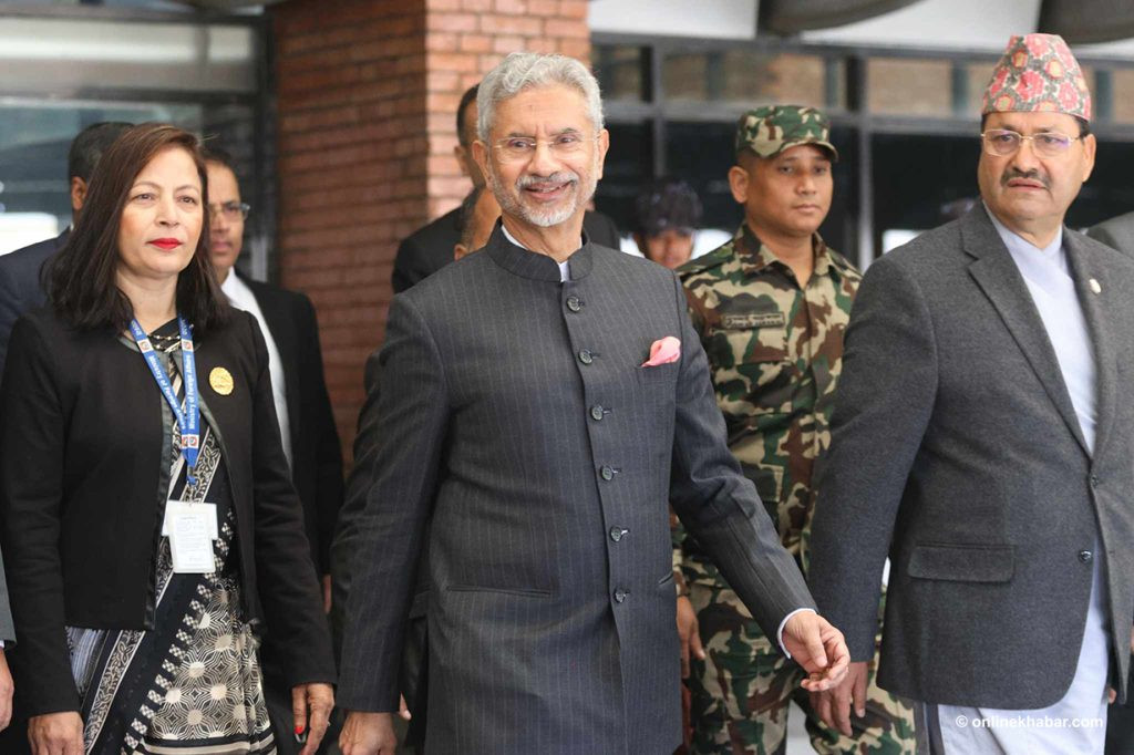 Indian External Affairs Minister Jaishankar arriving Nepal today