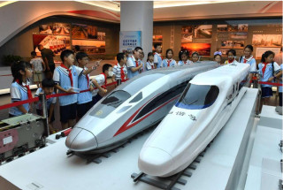 High-speed rail showcasing China's rapid modernization