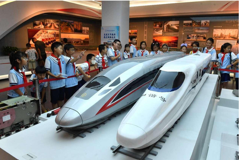 High-speed rail showcasing China's rapid modernization