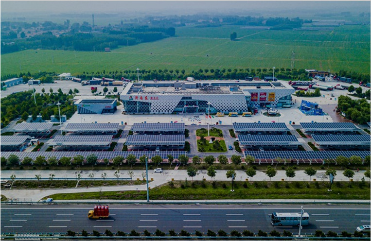 Expressway service station in Shandong achieves carbon neutrality