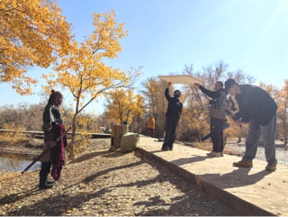 "Rural grandpa" in northwest China becomes tourism envoy