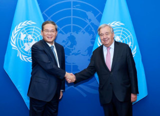 China firmly promotes common values of humanity