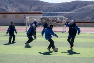 Dingri county in Xizang shows renewed landscape one year after earthquake