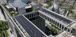 What is it like to work in a green office building?